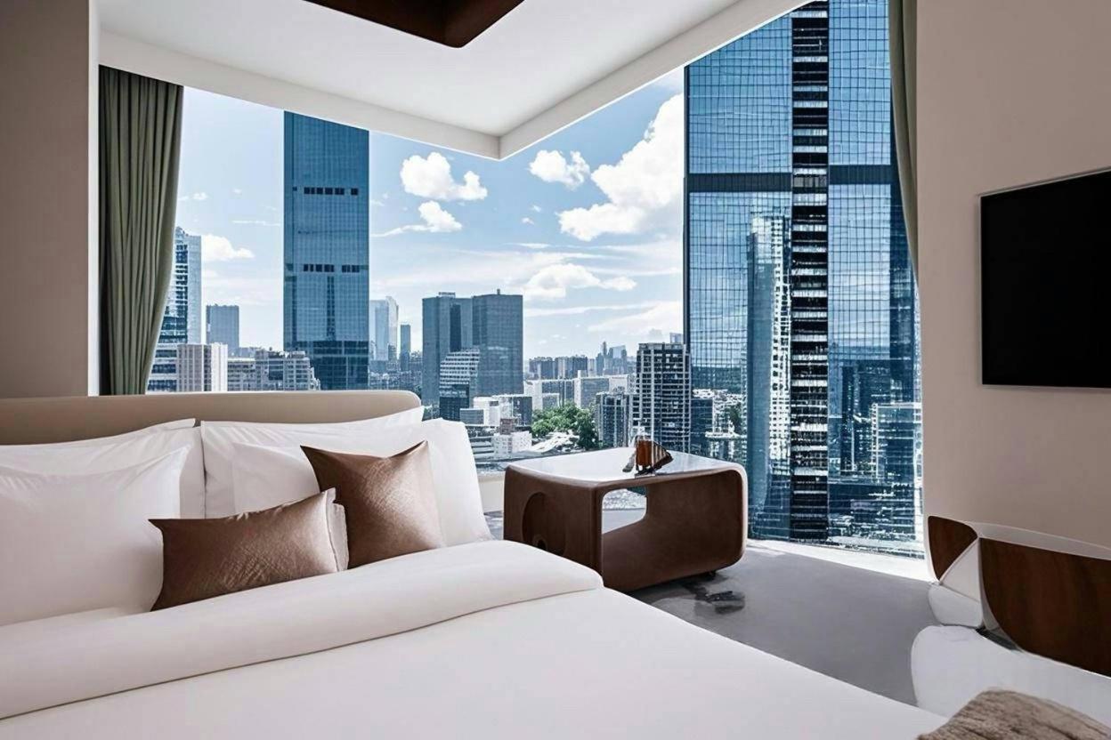 Yun Jin City View Hotel - Guangzhou Taikoo Hui Zhujiang New Town Tianhe Sports Center Zewnętrze zdjęcie